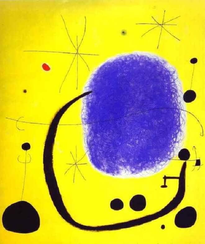 The Gold of the Azure, 1968 by Joan Miro