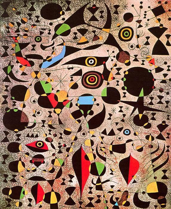 Woman Encircled by the Flight of a Bird, 1941 by Joan Miro