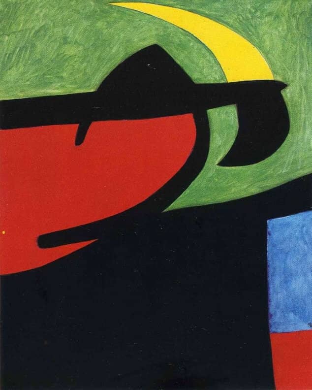 Catalan Peasant in the Moonlight, 1968 by Joan Miro