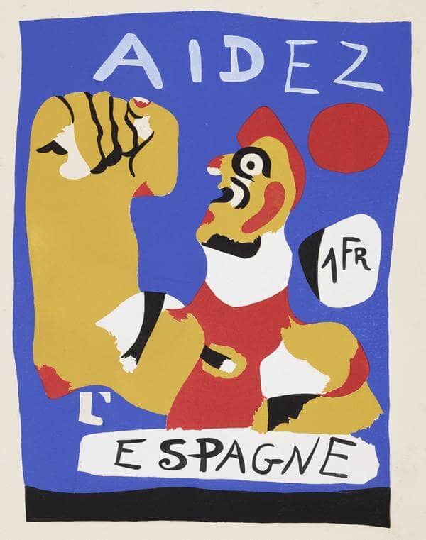 Help Spain, 1973 by Joan Miro