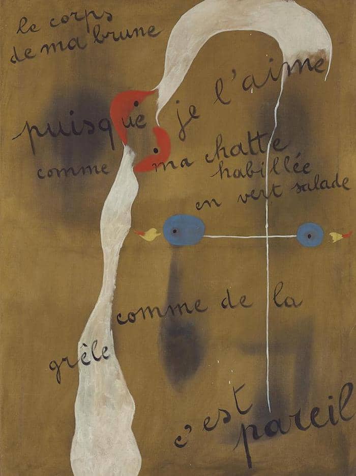 Painting Poem, 1925 by Joan Miro