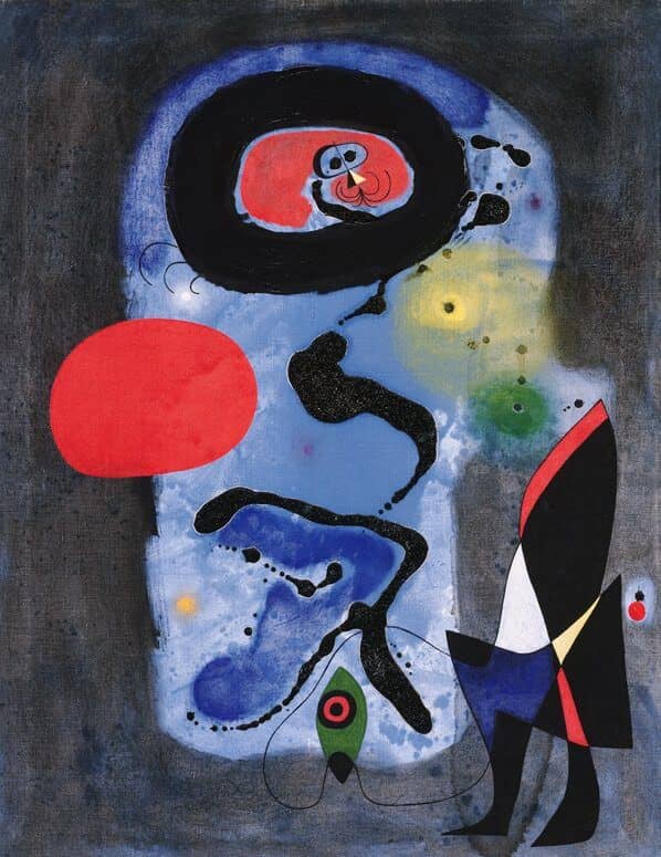 The Red Sun, 1948 by Joan Miro