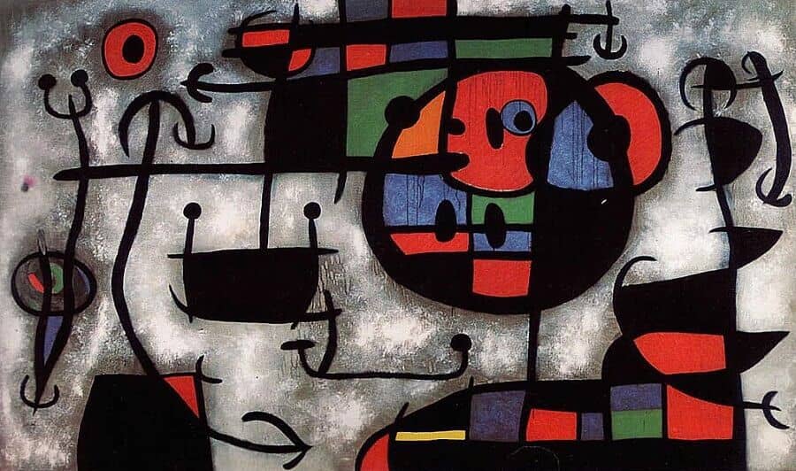 The Skiing Lesson, 1966 by Joan Miro