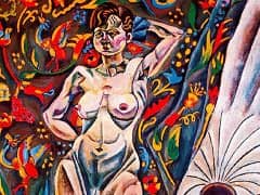 Standing Nude by Joan Miro