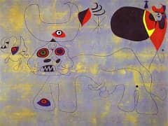 The Bull Fight by Joan Miro